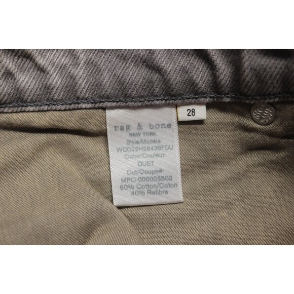 Rag & Bone Dre Raw Hem Boyfriend Jeans Women’s Size 28 Gray Casual - Picture 11 of 16